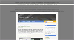 Desktop Screenshot of ben.mcintosh.com